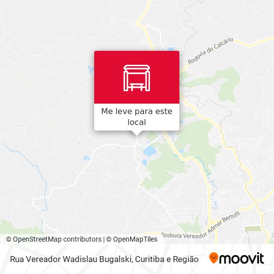 Rua Vereador Wadislau Bugalski mapa