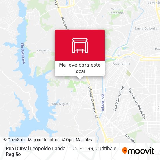 Rua Durval Leopoldo Landal, 1051-1199 mapa