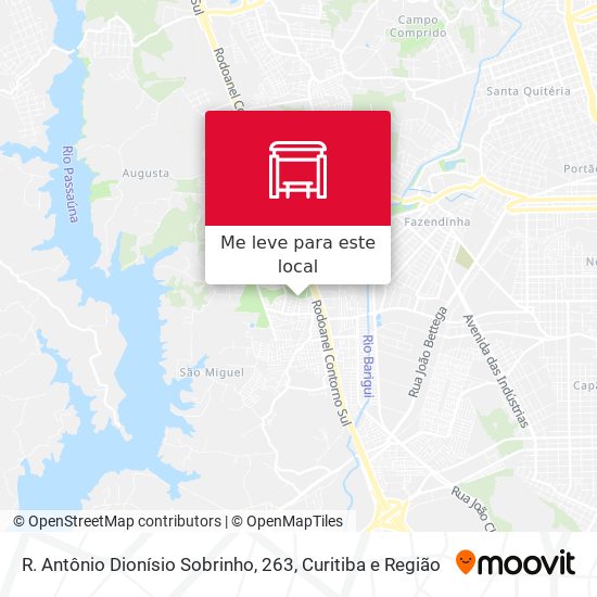 R. Antônio Dionísio Sobrinho, 263 mapa