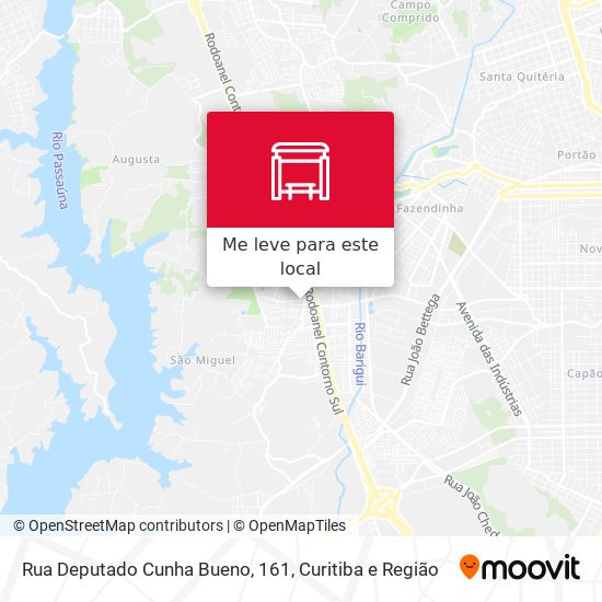 Rua Deputado Cunha Bueno, 161 mapa