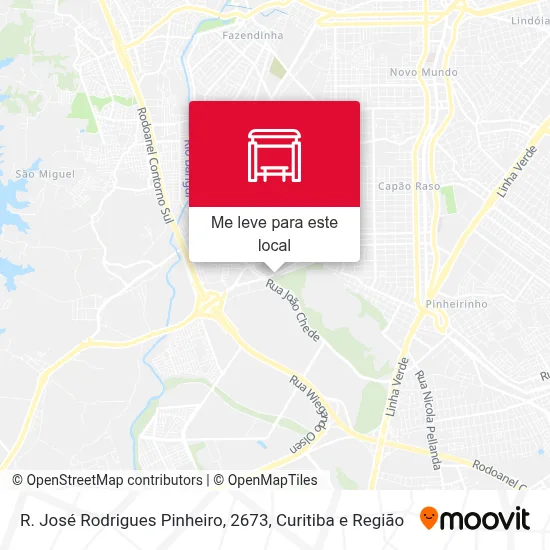 R. José Rodrigues Pinheiro, 2673 mapa