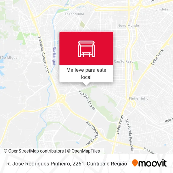 R. José Rodrigues Pinheiro, 2261 mapa