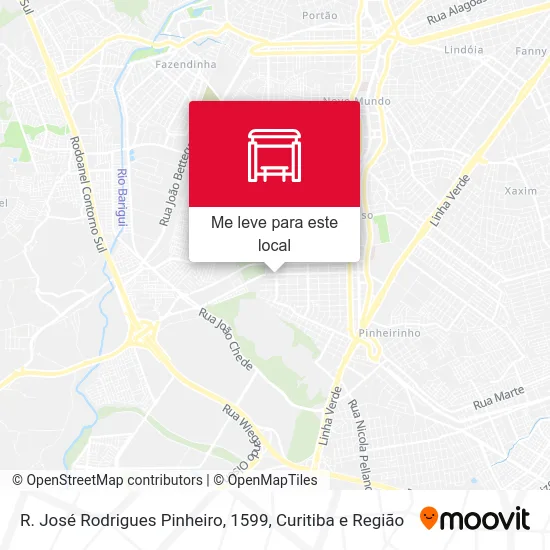 R. José Rodrigues Pinheiro, 1599 mapa