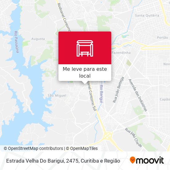 Estrada Velha Do Barigui, 2475 mapa