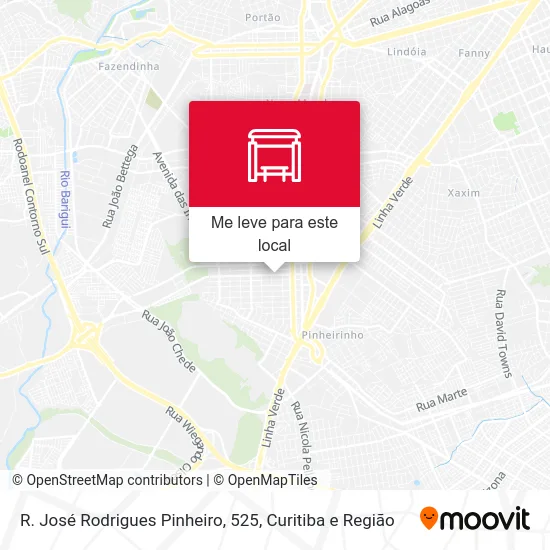 R. José Rodrigues Pinheiro, 525 mapa