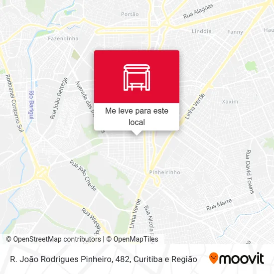 R. João Rodrigues Pinheiro, 482 mapa