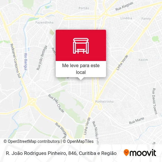 R. João Rodrigues Pinheiro, 846 mapa