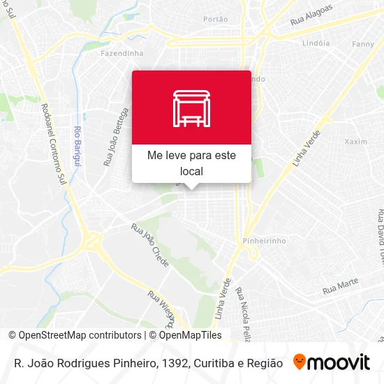 R. João Rodrigues Pinheiro, 1392 mapa