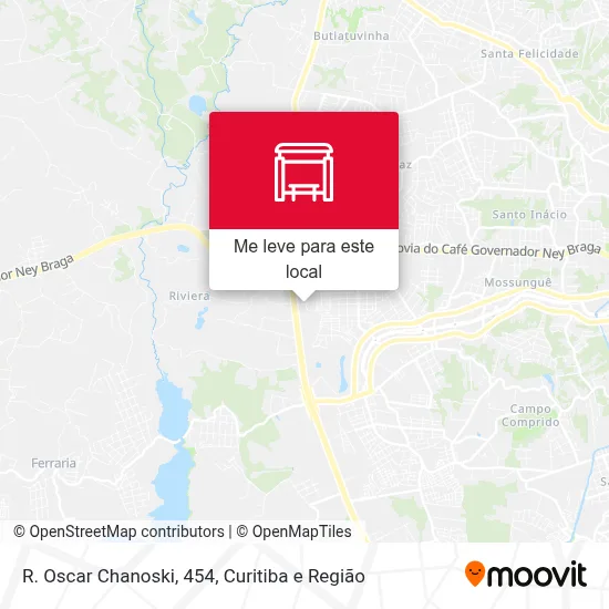 R. Oscar Chanoski, 454 mapa