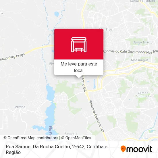 Rua Samuel Da Rocha Coelho, 2-642 mapa