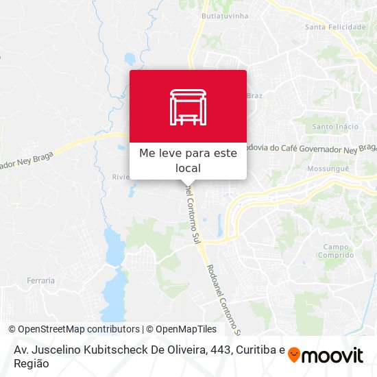 Av. Juscelino Kubitscheck De Oliveira, 443 mapa