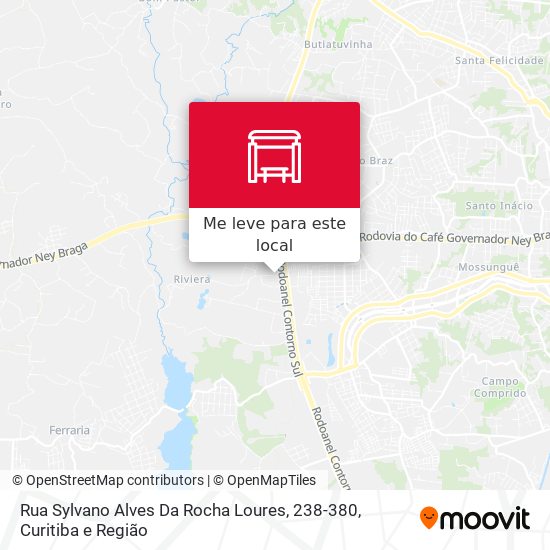 Rua Sylvano Alves Da Rocha Loures, 238-380 mapa