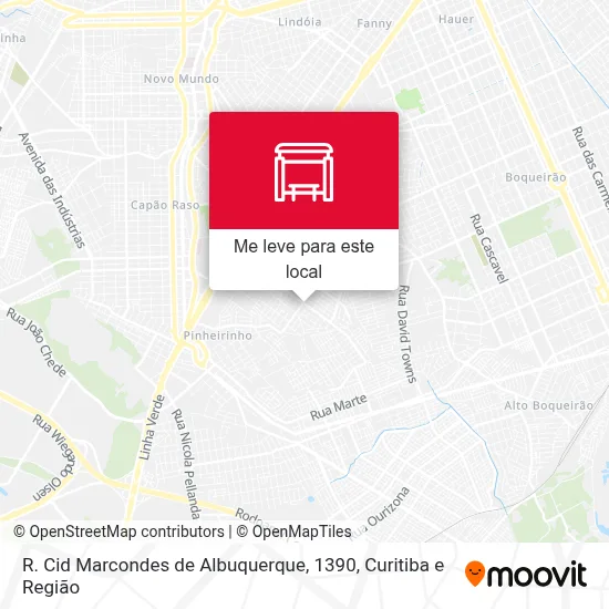 R. Cid Marcondes de Albuquerque, 1390 mapa