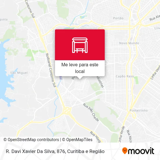 R. Davi Xavier Da Silva, 876 mapa