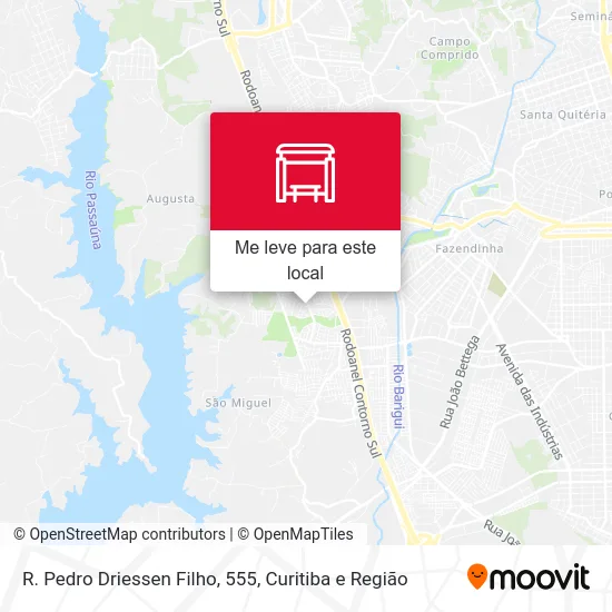 R. Pedro Driessen Filho, 555 mapa