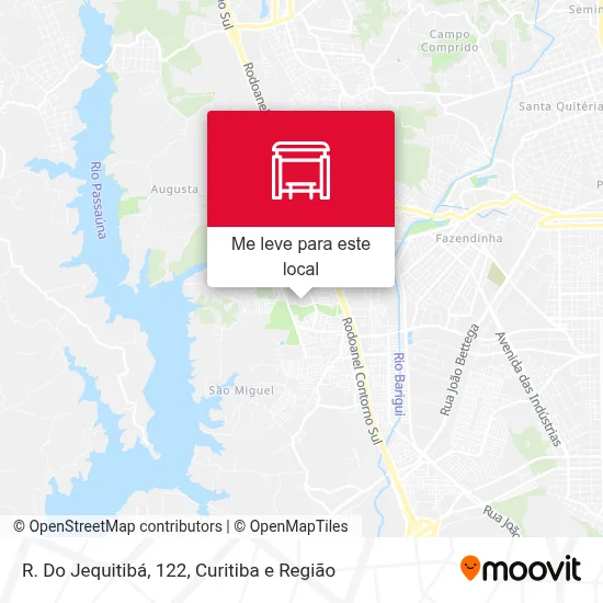 R. Do Jequitibá, 122 mapa
