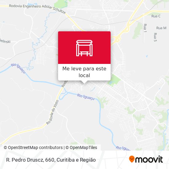 R. Pedro Druscz, 660 mapa