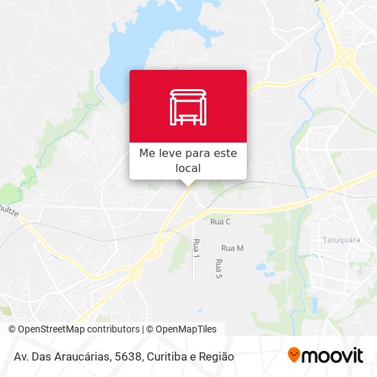 Av. Das Araucárias, 5638 mapa