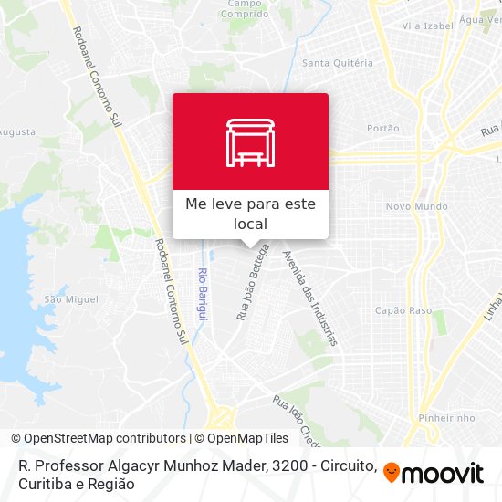 R. Professor Algacyr Munhoz Mader, 3200 - Circuito mapa