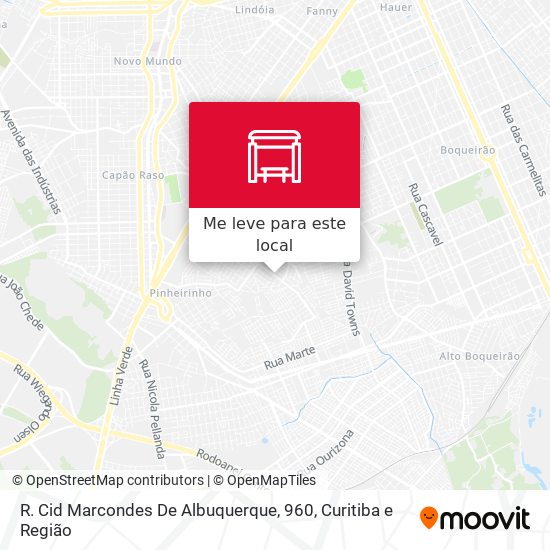 R. Cid Marcondes De Albuquerque, 960 mapa