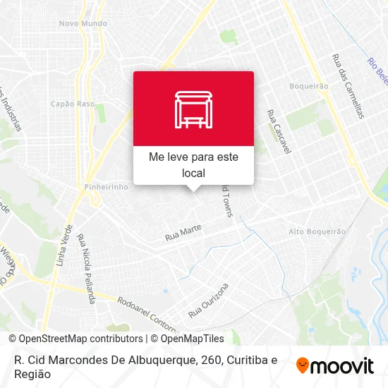 R. Cid Marcondes De Albuquerque, 260 mapa