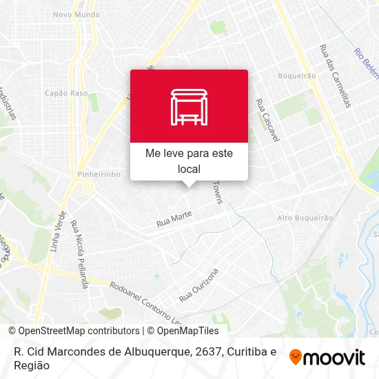 R. Cid Marcondes de Albuquerque, 2637 mapa