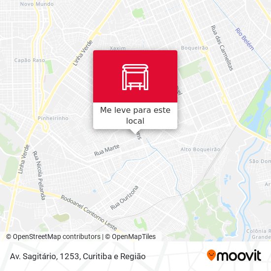 Av. Sagitário, 1253 mapa