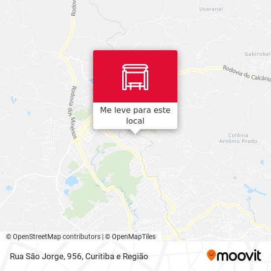 Rua São Jorge, 956 mapa