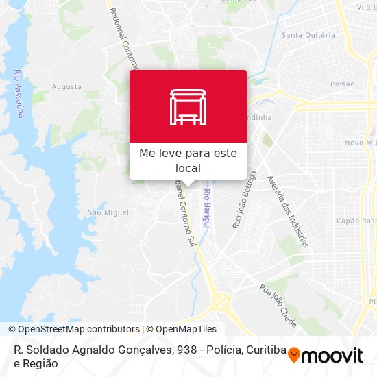 R. Soldado Agnaldo Gonçalves, 938 - Polícia mapa