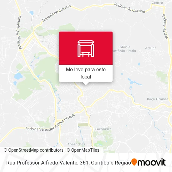 Rua Professor Alfredo Valente, 361 mapa