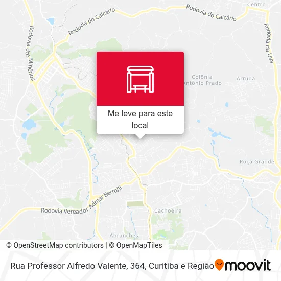 Rua Professor Alfredo Valente, 364 mapa