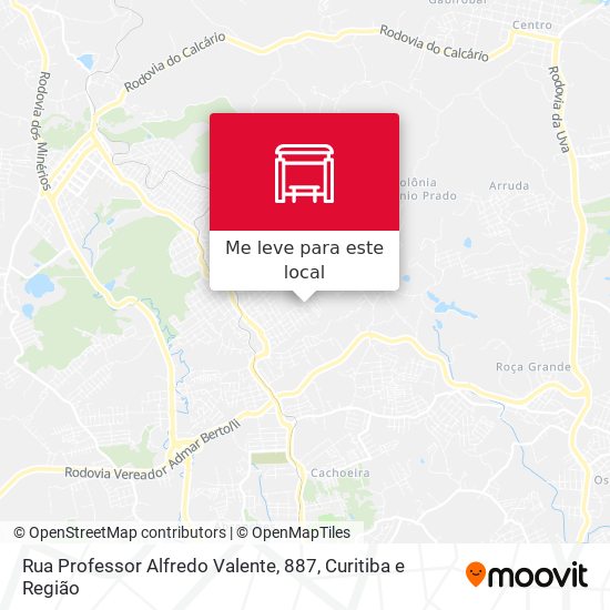 Rua Professor Alfredo Valente, 887 mapa