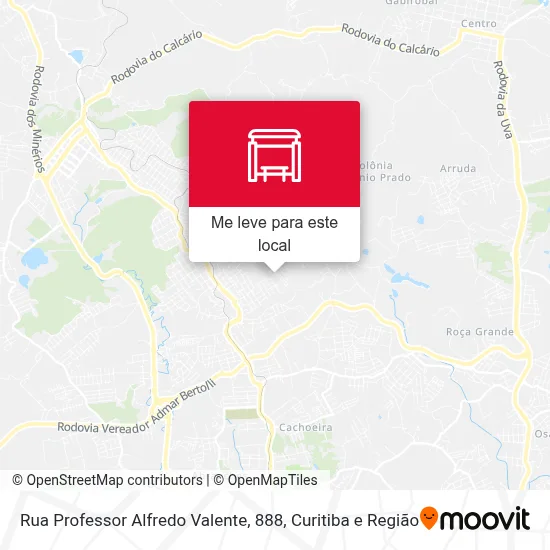 Rua Professor Alfredo Valente, 888 mapa