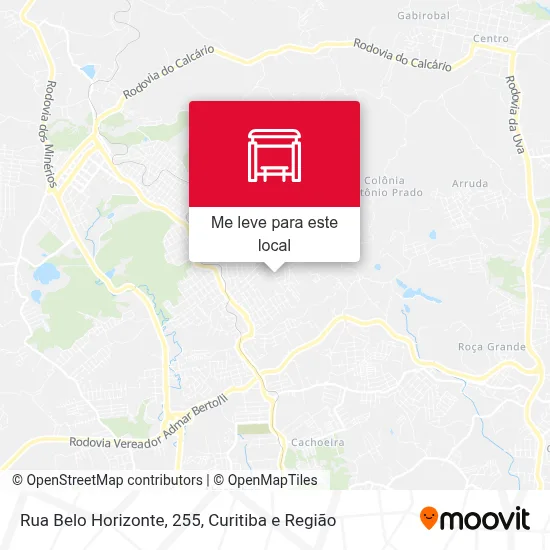 Rua Belo Horizonte, 255 mapa