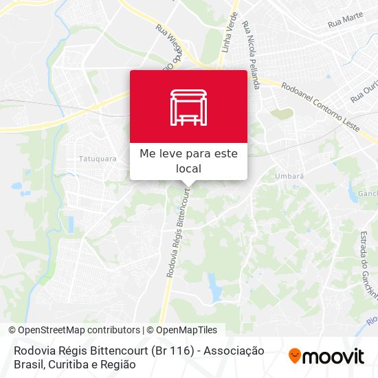 Rodovia Régis Bittencourt (Br 116) - Associação Brasil mapa