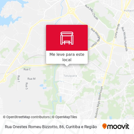 Rua Orestes Romeu Bizzotto, 86 mapa