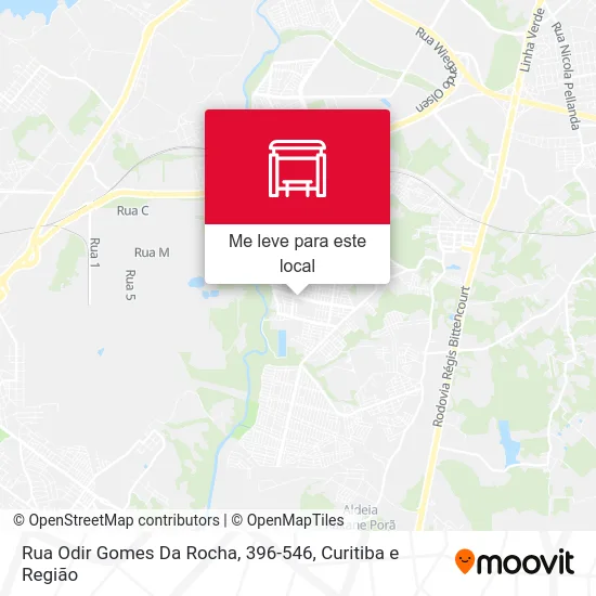 Rua Odir Gomes Da Rocha, 396-546 mapa