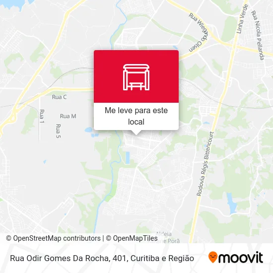 Rua Odir Gomes Da Rocha, 401 mapa