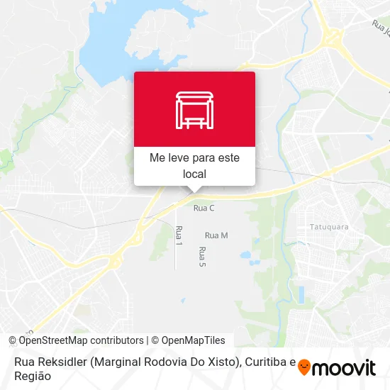 Rua Reksidler (Marginal Rodovia Do Xisto) mapa