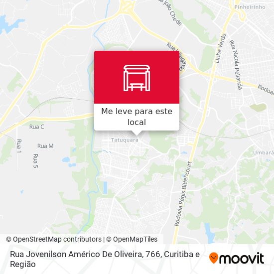 Rua Jovenilson Américo De Oliveira, 766 mapa