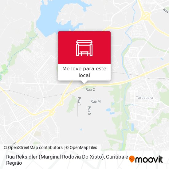 Rua Reksidler (Marginal Rodovia Do Xisto) mapa