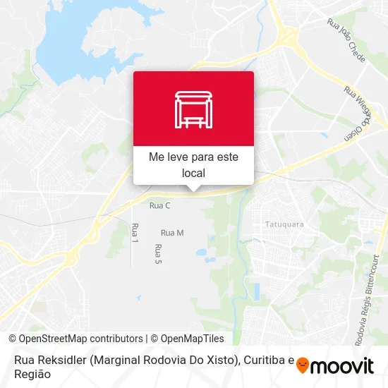 Rua Reksidler (Marginal Rodovia Do Xisto) mapa