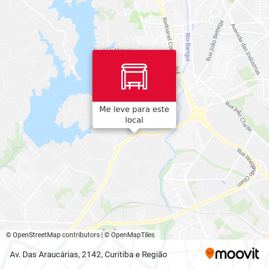 Av. Das Araucárias, 2142 mapa