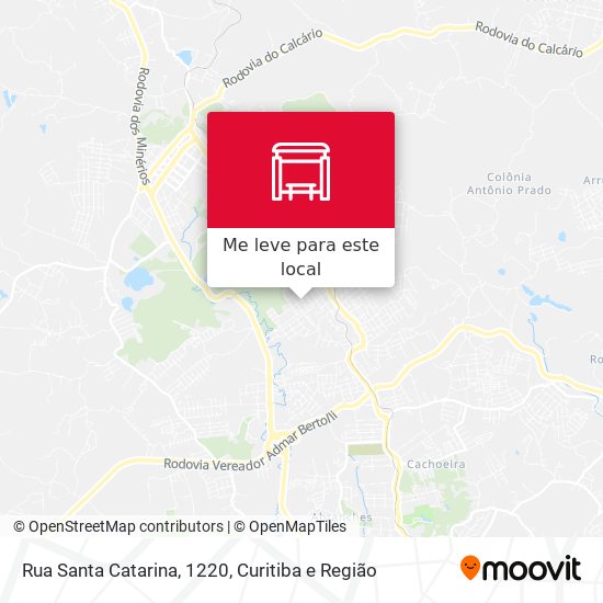Rua Santa Catarina, 1220 mapa