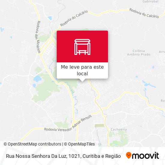 Rua Nossa Senhora Da Luz, 1021 mapa