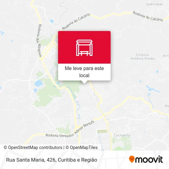 Rua Santa Maria, 426 mapa