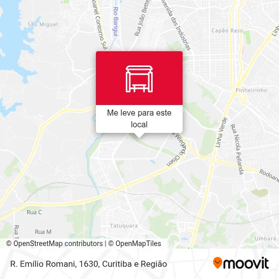 R. Emílio Romani, 1630 mapa