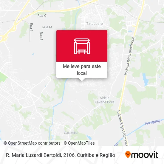 R. Maria Luzardi Bertoldi, 2106 mapa