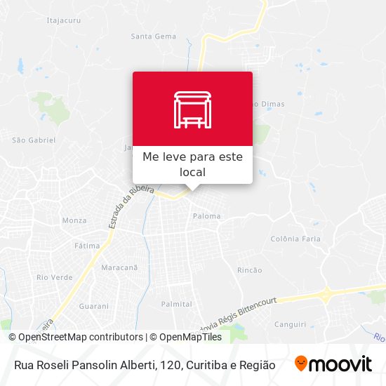Rua Roseli Pansolin Alberti, 120 mapa