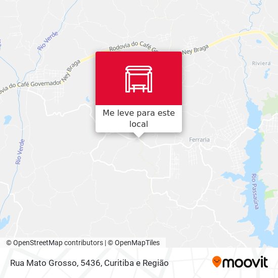 Rua Mato Grosso, 5436 mapa